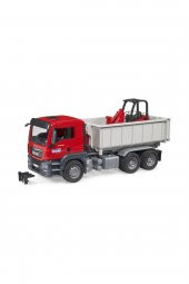 BRUDER 03767 MAN TGS DAMPERLi KAMYON VE SHAFFER YÜKLEYİCİ - 7