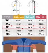 Erkek Büyük Beden Bisiklet Yaka Selanik Kazak Kahve - 4
