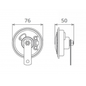 SEGER GÜÇLENDİRİLMİŞ MEGA MOTOR MOTOSİKLET KORNA TEK. No: 55BK.000.02K, EAN: 8698520200431 - 4