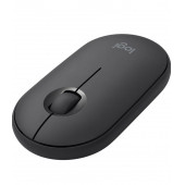 Logitech M350 Pebble Sessiz Kablosuz Kompakt Mouse - Siyah - 1