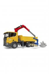 BRUDER SCANIA 560R VİNÇLİ ŞANTİYE KAMYONU 03551 - 3