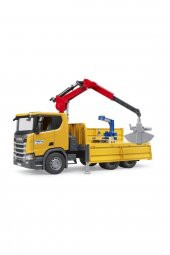 BRUDER SCANIA 560R VİNÇLİ ŞANTİYE KAMYONU 03551 - 5