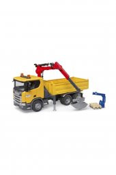 BRUDER SCANIA 560R VİNÇLİ ŞANTİYE KAMYONU 03551 - 8