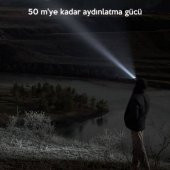 BASEUS Otomobil Pencere Cam Kırıcısı ve Şarjlı El Feneri, Acil Durum Cam Kırıcısı - 3