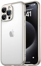 Apple iPhone 15 Pro Max Kılıf Kamera Korumalı Sert Bontez Bumper - 2