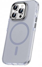Apple iPhone 15 Pro Max Kılıf Airbag Magsafe Wireless Şarj Lens Koruyuculu Klaptika Kapak - 4