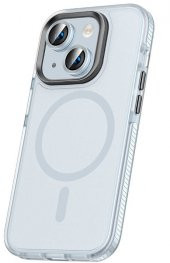 Apple iPhone 15 Kılıf Airbag Magsafe Wireless Şarj Lens Koruyuculu Klaptika Kapak - 3