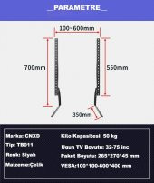 DailyTech 32-75 LCD LED Sabit Ekran Evrensel Masaüstü Tv Standı - 8