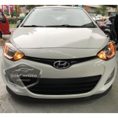 Hyundai İ20 2008-2014 Uyumlu Üniversal Astra H lip Esnek Ön Lip 2 Parça Tampon Altı Dil Karlık Ön Ek - 1