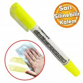 Silinebilir Tebeşir İşaretleyici Mercure Sarı Kalem Metal Plastik Cam Ahşap Yüzey Yağlı Boya Uç - 1