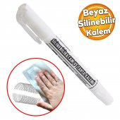 Silinebilir Tebeşir İşaretleyici Mercure Beyaz Kalem Metal Plastik Cam Ahşap Yüzey Yağlı Boya Uç - 1