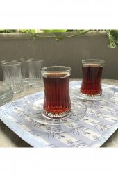 Paşabahçe elysia çay tabağı 6 lı çay tabak - çay bardağı altı - 4
