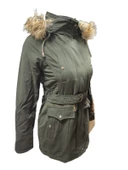 Tmberline Tb3438 Kadın Gabardin Kapüşonlu İçi Kürklü Mont - 2