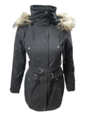 Tmberline Tb3438 Kadın Gabardin Kapüşonlu İçi Kürklü Mont - 4