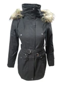 Tmberline Tb3438 Kadın Gabardin Kapüşonlu İçi Kürklü Mont thumbnail 4