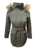 Tmberline Tb3438 Kadın Gabardin Kapüşonlu İçi Kürklü Mont - 1