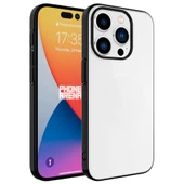 iPhone 15 Pro Kılıf Sert PC Renkli Çerçeveli Riksos Kılıf thumbnail 6