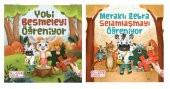 Yapbozlu Kitap Seti 2 Kitap (Meraklı Zebra Selamlaşmayı Öğreniyor + Yobi Besmeleyi Öğreniyor) - 1