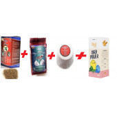 Muhabbet Kuşları Için Kızıştırma & Dölülük Maması 250gr+Yumurta Kabuğu 250 Gr+ Kızıştırıcı vitamin - 1