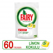 Fairy Hepsi Bir Arada Bulaşık Makinesi Tableti Limon 60 Yıkama - 1