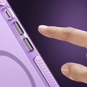 iPhone 15 Pro Kılıf Airbagli Magsafe Wireless Şarj Özellikli Klaptika Kapak Kılıf thumbnail 5