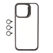 iPhone 15 Pro Max Kılıf Kamera Lens Korumalı Standlı  Klon Lensli Kapak Kılıf thumbnail 9