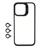 iPhone 15 Pro Max Kılıf Kamera Lens Korumalı Standlı  Klon Lensli Kapak Kılıf thumbnail 7