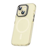 iPhone 15 Plus Kılıf Airbagli Magsafe Wireless Şarj Özellikli Klaptika Kapak Kılıf thumbnail 9