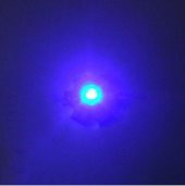 3W UV Led 395-400nm 10-15 lumen 700 mAh 3.4-3.6V 20mm PCB Yıldız Siyah Bord - 4