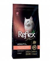 Reflex Plus Somonlu Tüy Sağlığı İçin Yetişkin Kedi Maması 1,5 Kg - 1