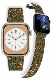 Watch Kordon 42mm 44mm 45mm 49mm Uyumlu Yılbaşı Süsleri Apple Watch Silikon Saat Kayışı - 2