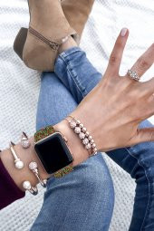 Watch Kordon 42mm 44mm 45mm 49mm Uyumlu Yılbaşı Süsleri Apple Watch Silikon Saat Kayışı - 8