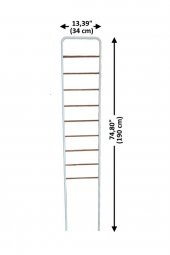 Bahçe Tipi Bitki Destek Merdiveni (Ekstra) (33 cm X 190 cm) - 2