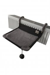 Kısa Boylu Kaloriferler Için Comfort Kedi Kalorifer Yatağı (Gri) thumbnail 2