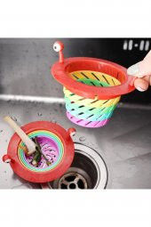 3B Trend Lavabo Süzgeci Renkli 6 Kademeli Mutfak Gider Tıpası Lavabo Süzgeci - 1