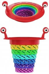 3B Trend Lavabo Süzgeci Renkli 6 Kademeli Mutfak Gider Tıpası Lavabo Süzgeci - 7