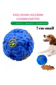7 Cm Sesli Mama Hazneli Ve Ödül Maması Köpek Oyun Topu Oyuncağı - 3