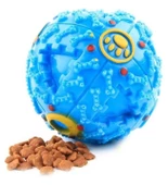 7 Cm Sesli Mama Hazneli Ve Ödül Maması Köpek Oyun Topu Oyuncağı - 11