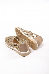 Francis Bej Renkli Taş Detaylı Kadın Günlük Klasik Ayakkabı - 3