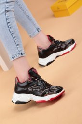 Trisha Siyah Renkli Kadın Spor Ayakkabı 103000 - 3