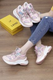 Usama Pudra Renkli Kadın Spor Ayakkabı - 1