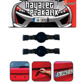 Hayalet plakalık siyah polikarbon / DAPLY11 thumbnail 1