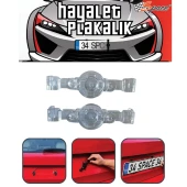 Hayalet plakalık şeffaf polikarbon / DAPLY10 thumbnail 2