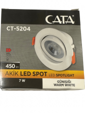Cata CT-5204 7W 3200K (Gün Işığı) Akik Sıva Altı Led Spot - 1