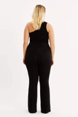 Buzzy Beli Lastikli İspanyol Paça Pantolon - 5