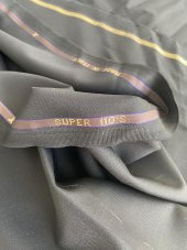 Vitale Barberis Canonico Super 110's Siyah Takım Elbise Kumaşı 1,50x3,40 Metre - 5
