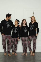 Aile Penye Pijama Takım (baba - oğul ) 50111 Ayrı Ayrı Satılır - 1