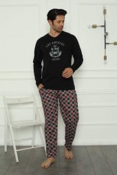 Aile Penye Pijama Takım (baba - oğul ) 50111 Ayrı Ayrı Satılır - 4