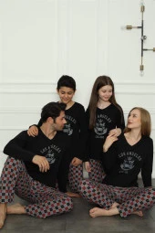 Aile Penye Pijama Takım (baba - oğul ) 50111 Ayrı Ayrı Satılır - 2