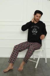 Aile Penye Pijama Takım (baba - oğul ) 50111 Ayrı Ayrı Satılır - 3